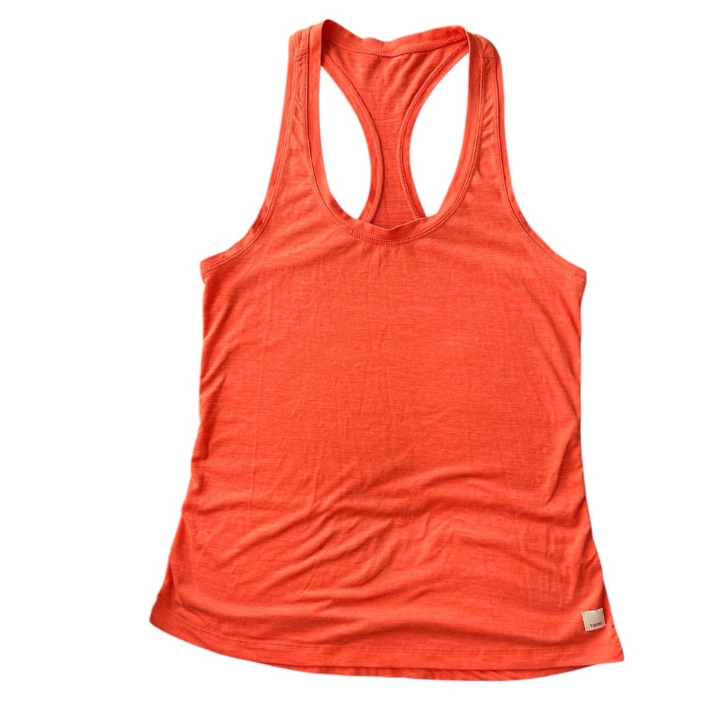 Vuori Women's Orange Racerback Tank Top SZ XS